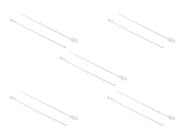 Delock Cable Tie with Fastening Eyelet 30cm Hvid