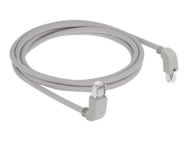 Netvrkskabel RJ45 Cat.5e SF/UTP, vinklet, 2 m - Delock