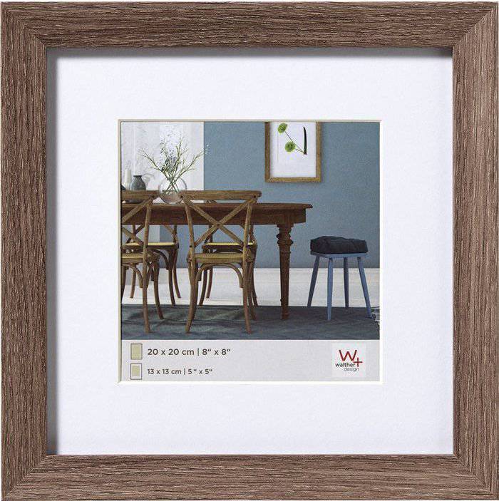 Walther Fiorito Nødde Træ 40X40 Med Passepartout