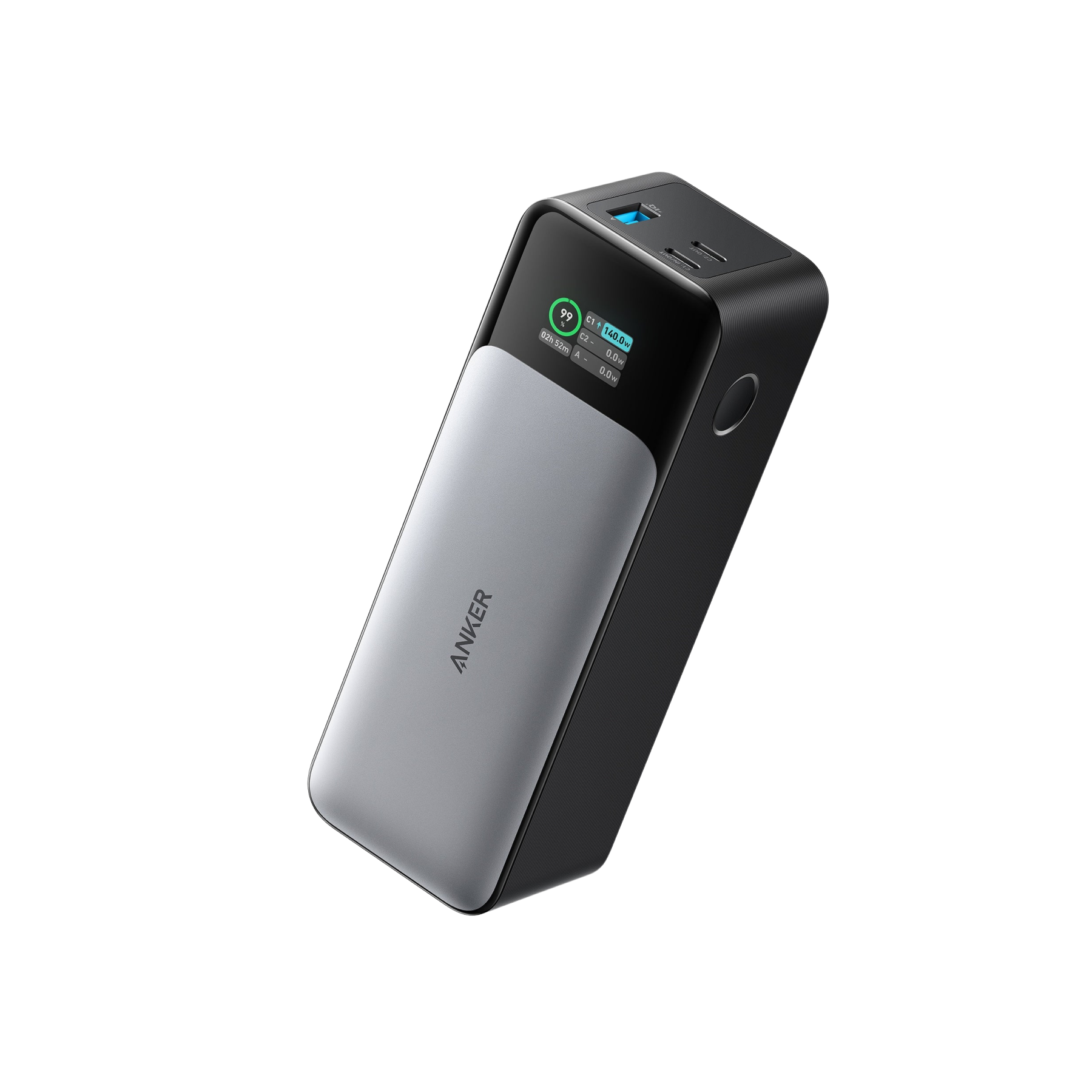 Anker 737 (PowerCore 24K) 140W Powerbank - Sort - 24000 mAh