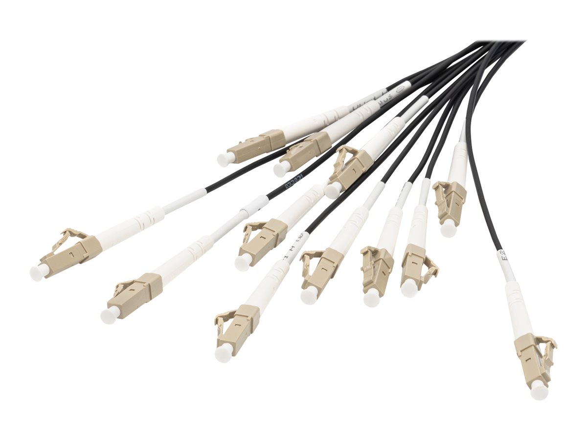 DIGITUS breakout cable - 100 m - black - Sort - 100m