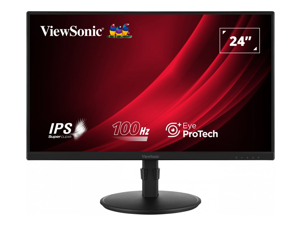 ViewSonic VG2408A-MHD 24" IPS 1920 x 1080 (Full HD) VGA (HD-15) HDMI DisplayPort 100Hz