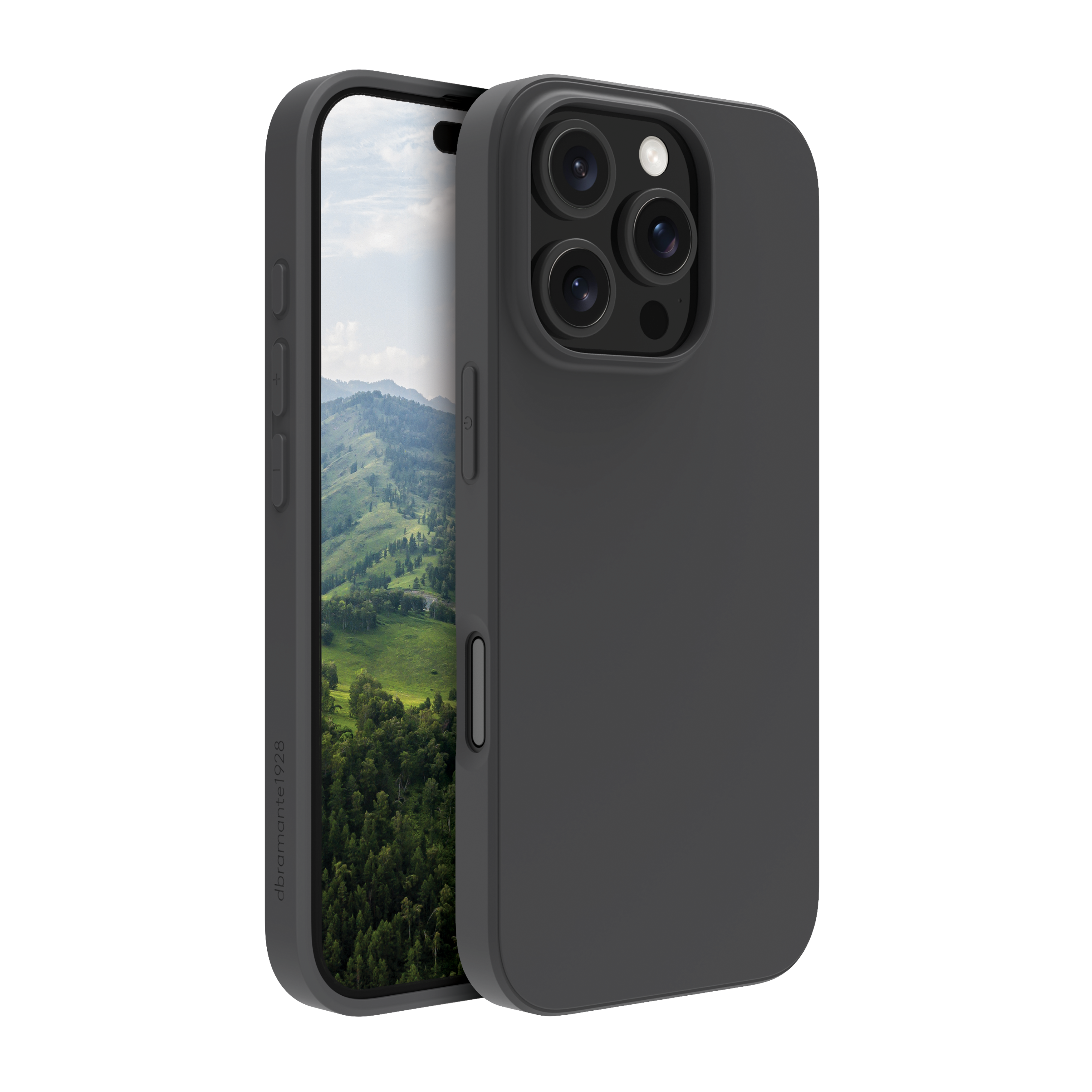 dbramante1928 Nuuk - Bagsidecover til mobiltelefon - bulk - plastik - sort - for Apple iPhone 16 Pro