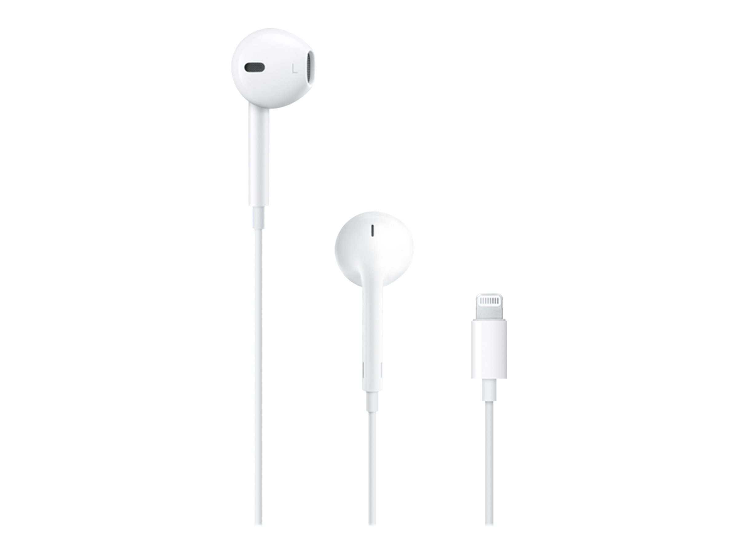 Apple EarPods - Øreproptelefoner med mik. - ørespids - kablet - Lightning