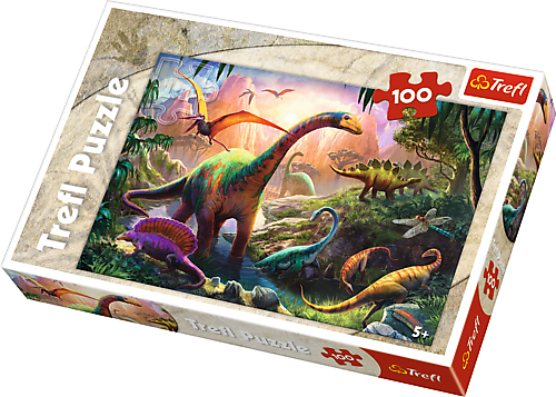 Trefl 16277 puslespil 100 stk Dinosaurer