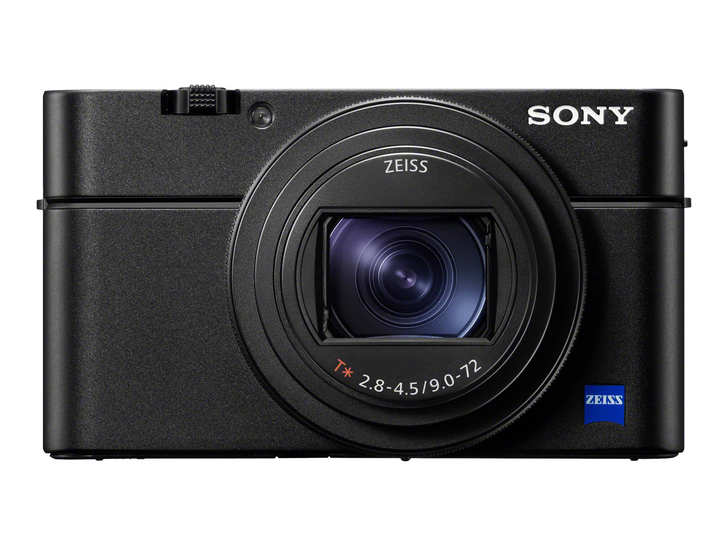Sony Cyber-shot DSC-RX100 VII - Digitalkamera - kompakt - 20.1 MP - 4K / 30 fps - 8x optisk zoom - ZEISS - Wi-Fi, NFC, Bluetooth