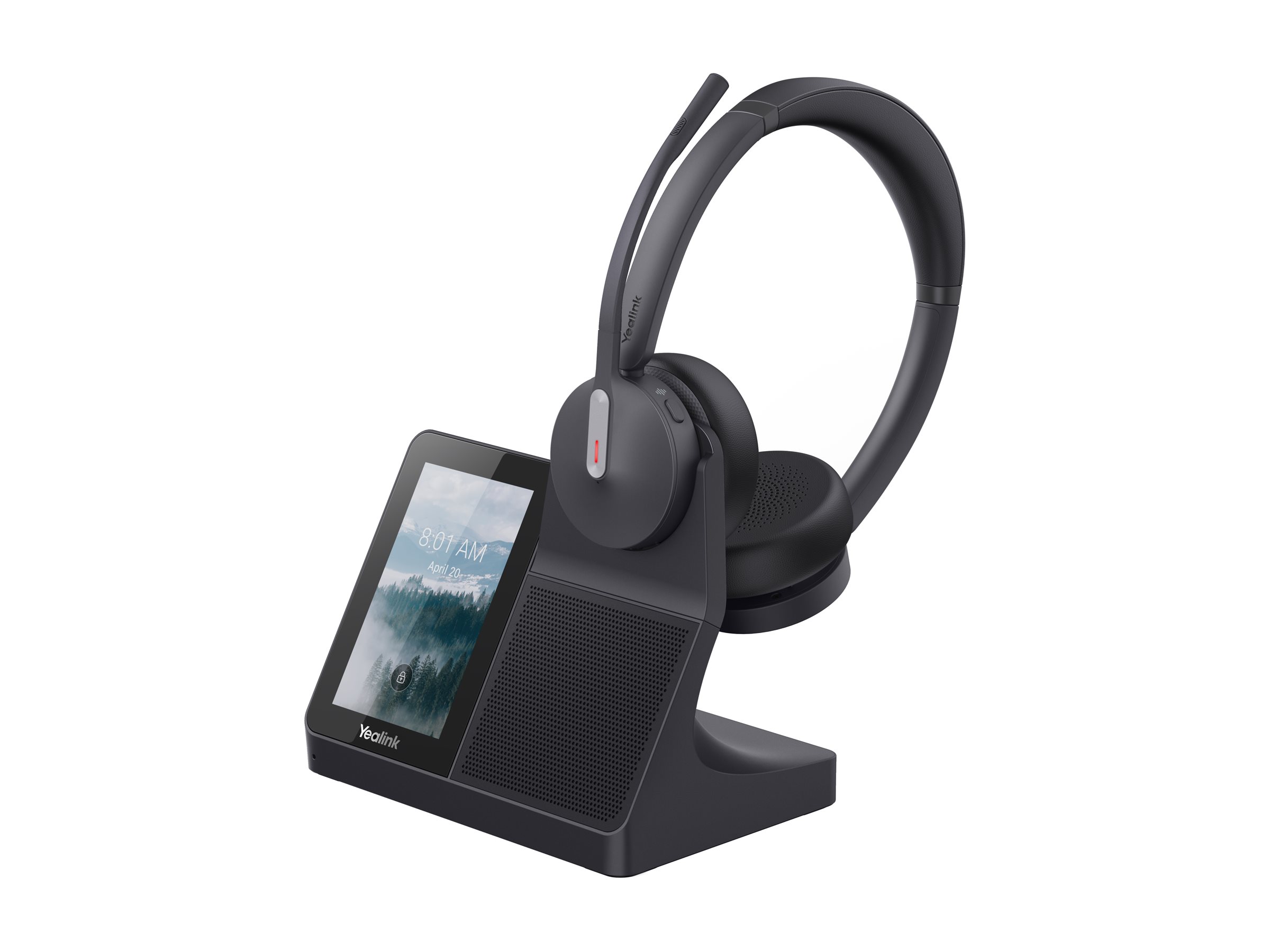 Yealink WH64 Workstation Dual - trådløst headset til bordtelefon