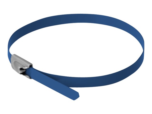 Delock - Kabelbånd - 50 cm - blå (pakke med 10)