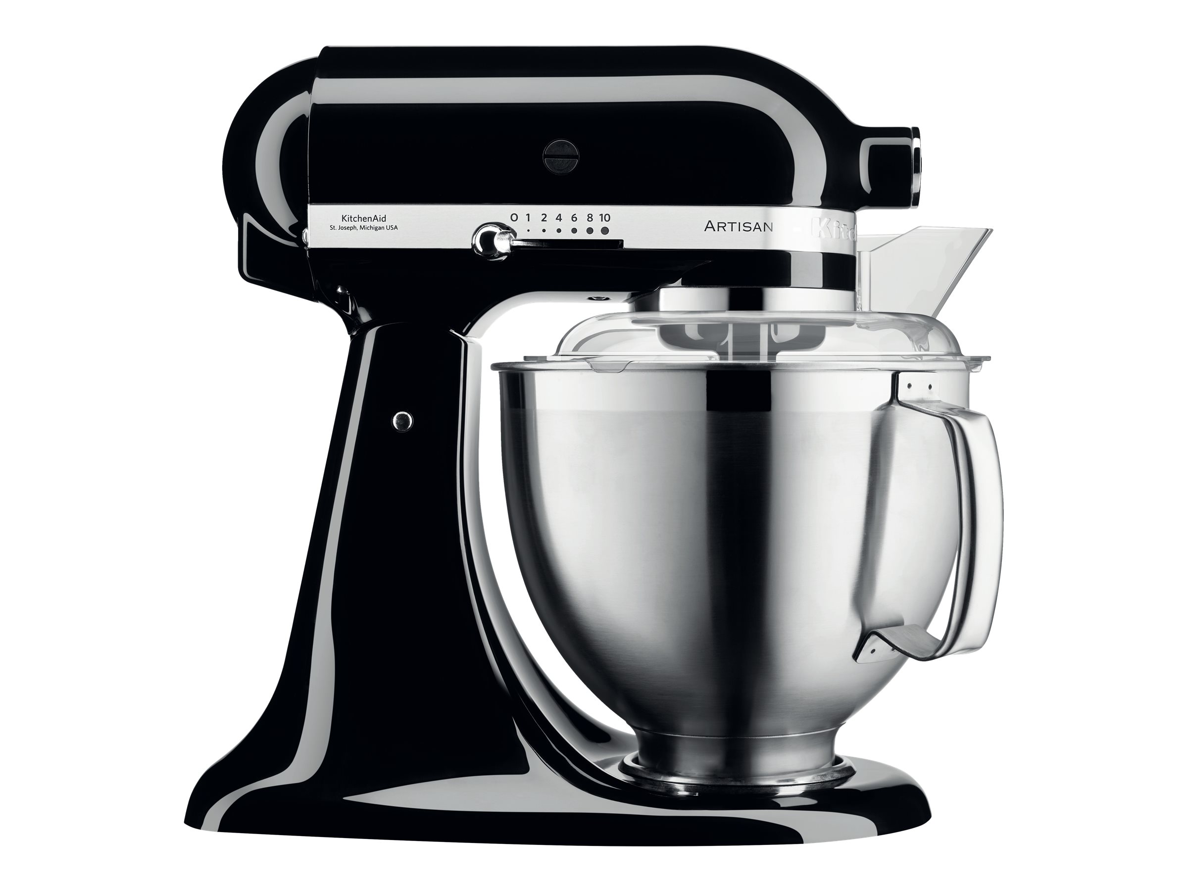 KitchenAid Køkkenmaskine Artisan Premium 5KSM185PSEOB - kitchen machine - 300 W - onyx black