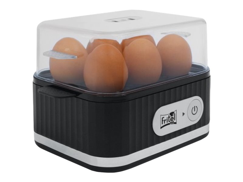 FRITEL Family EC 1475 - Æggekoger - 400 W - sort/transparent