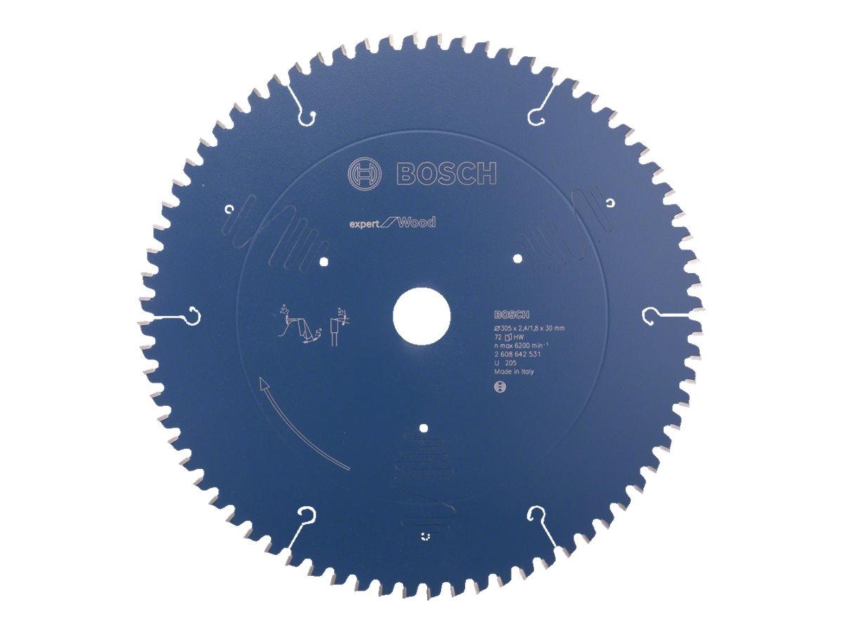 Bosch Rundsavsklinge 305x2,4x30mm 72t Exp Wood - 2608642531