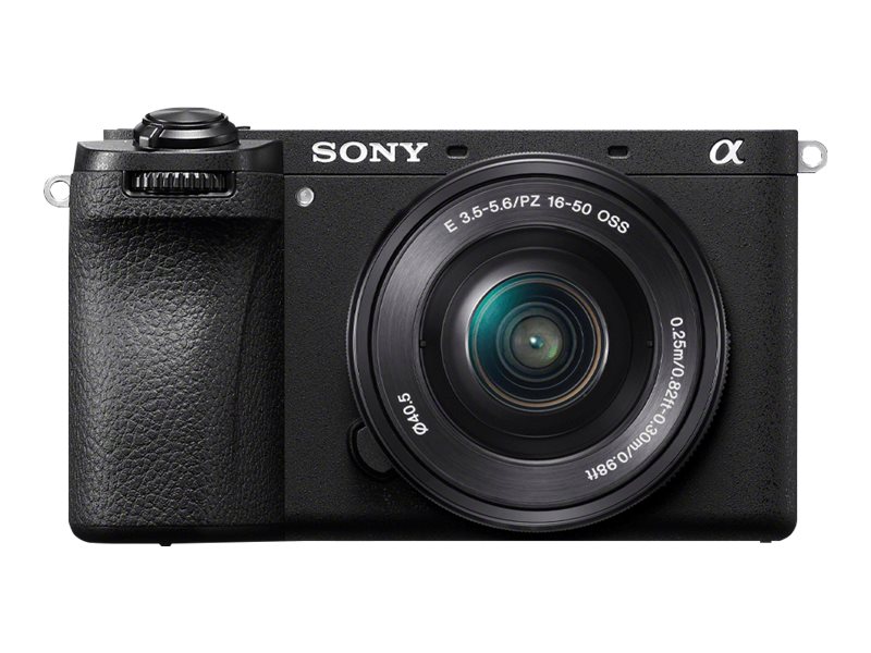 Sony a6700 ILCE-6700L - Digitalkamera - spejlløst - 26 MP - APS-C - 4K / 119.88 fps - 3x optisk zoom E 16-50 mm OSS-objektiv - Wi-Fi, Bluetooth