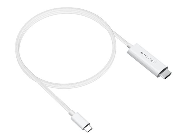 Targus Hyper - 4K USB-C til HDMI-kabel - hvid