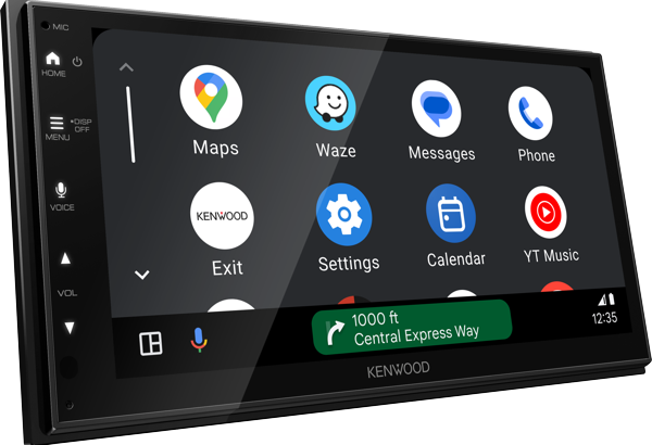 Kenwood Electronics DMX5023DABS, Sort, 2 DIN, 22 W, NTSC, PAL, AAC, FLAC, MP3, WAV, WMA, BMP, JPEG, PNG