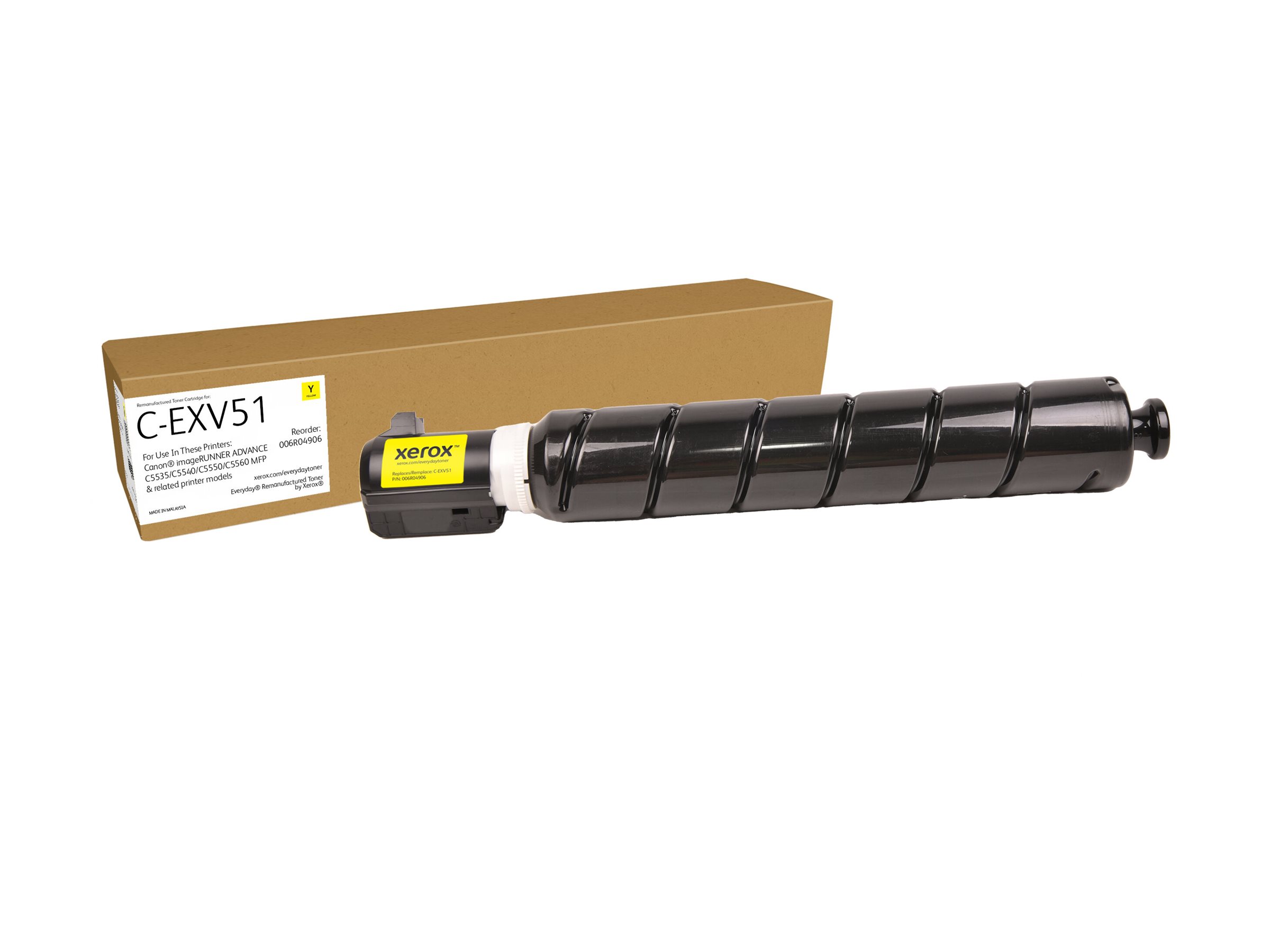 Xerox Everyday - yellow - compatible - remanufactured - toner cartridge (alternative for: Canon 0484C002 Canon C-EXV51) - Green World Alliance return programme