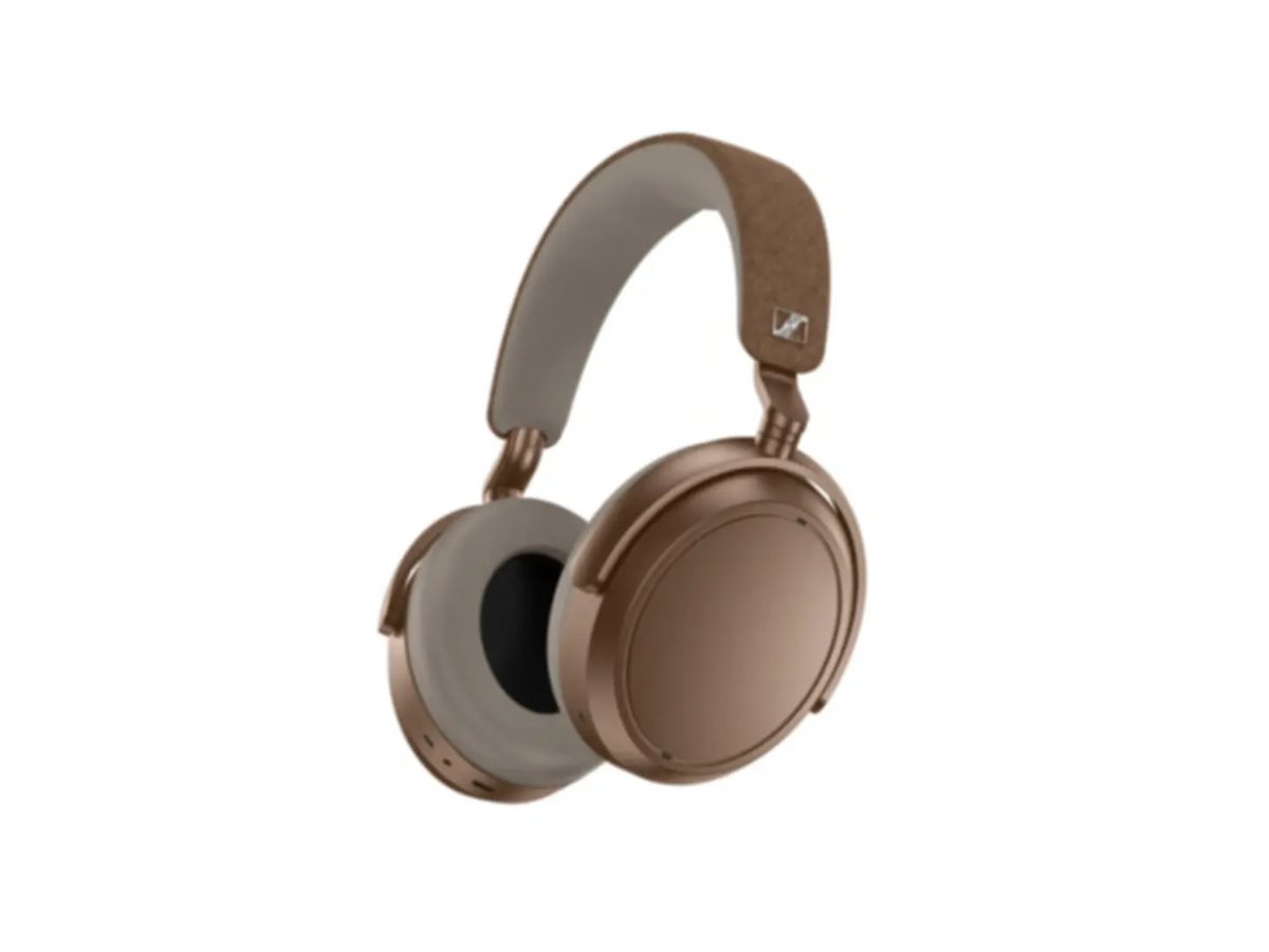 Sennheiser MOMENTUM 4 - Hovedtelefoner med mik. - fuld størrelse - Bluetooth - trådløs, kablet - aktiv støjfjerning - 3,5 mm jackstik - brun