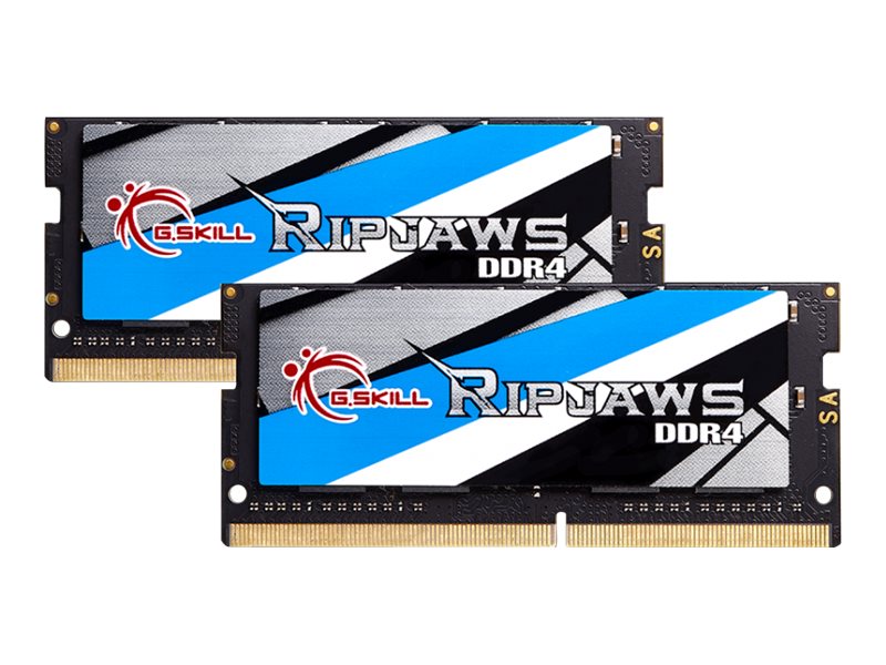 G.Skill Ripjaws SODIMM DDR4-2400 - 16GB - CL16 - Dual Channel (2 pcs) - Intel XMP - Sort