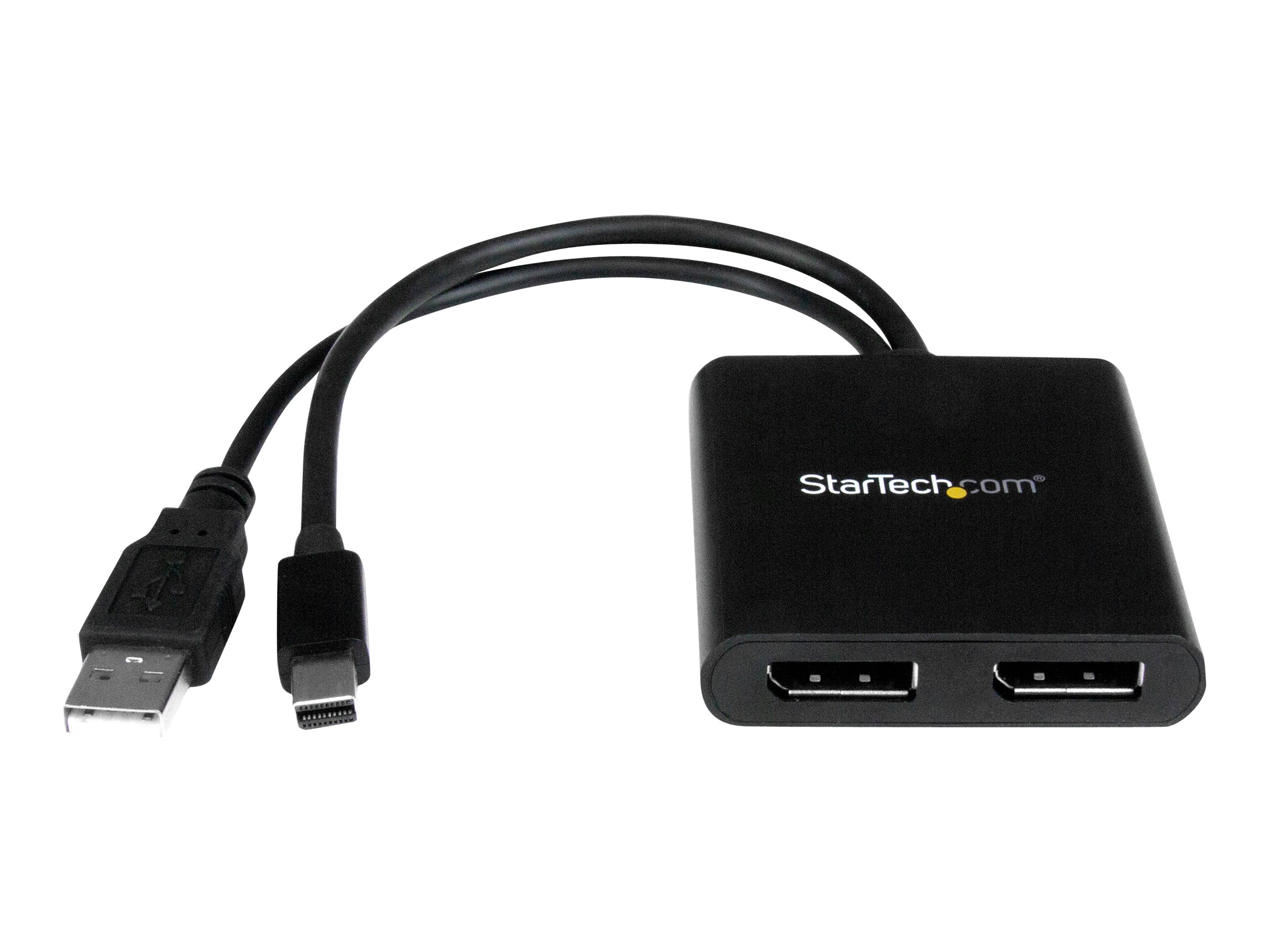 StarTech.com Mini DisplayPort MST Hub - Mini DisplayPort to DisplayPort Multi Monitor Splitter - MST Hub mDP 1.2 to 2x DP (MSTMDP122DP) Videosplitter