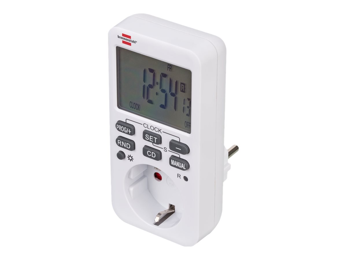 brennenstuhl Comfort-Line - Automatisk strøm kontakt - AC 230 V - 3600 Watt - output-stikforbindelser: 1 - hvid