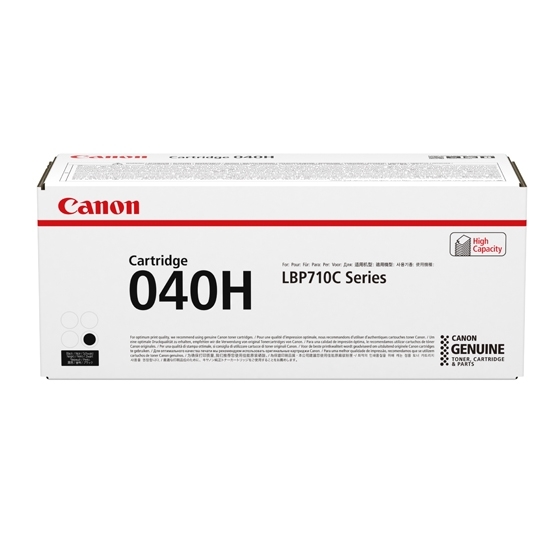 Canon 040 H sort tonerpatron - høj kapacitet, 12.500 sider