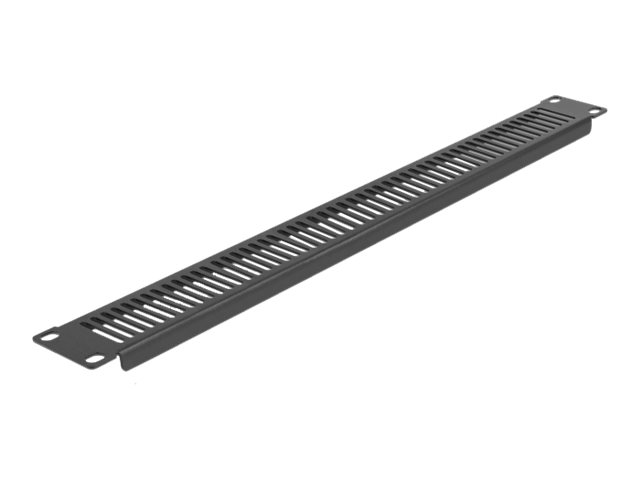 Delock - Stativpanel (lodret) - med ventilationsåbninger - sort - 1U - 19