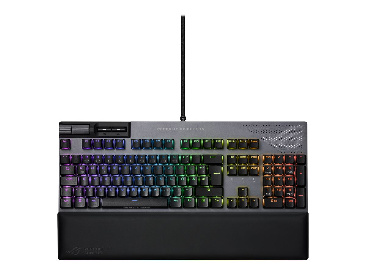 ASUS ROG Strix Flare II Animate Tastatur Mekanisk RGB Kabling Tysk