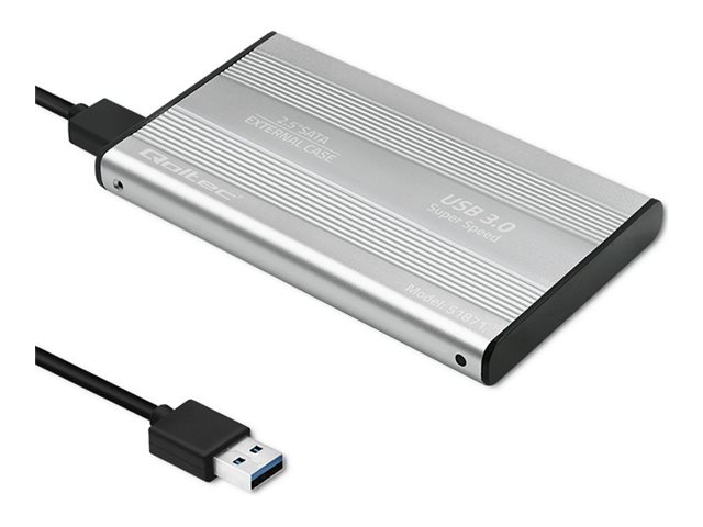 Qoltec - Lagringspakning - 2.5 - SATA 6Gb/s - USB 3.0 - sølv