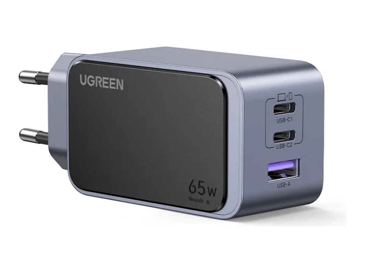 Ladowarka Ugreen Ladowarka sieciowa UGREEN Nexode Air 65W USB-A, 2xUSB-C szara