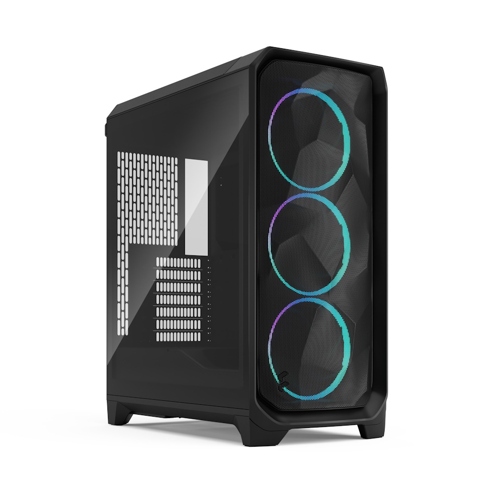 Fractal Design Meshify 3 RGB TG Light Tint Tårn ATX Inten Strømforsyning Sort