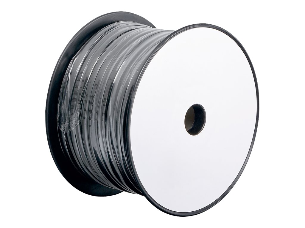 Telefonledning - 6 x 0,08mm² FK4 CCA trådet, Sort (100m)