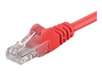 Goobay Netværkskabel CAT 5e, U/UTP, rød, 10 m kobberbeklædt aluminiumleder (CCA)