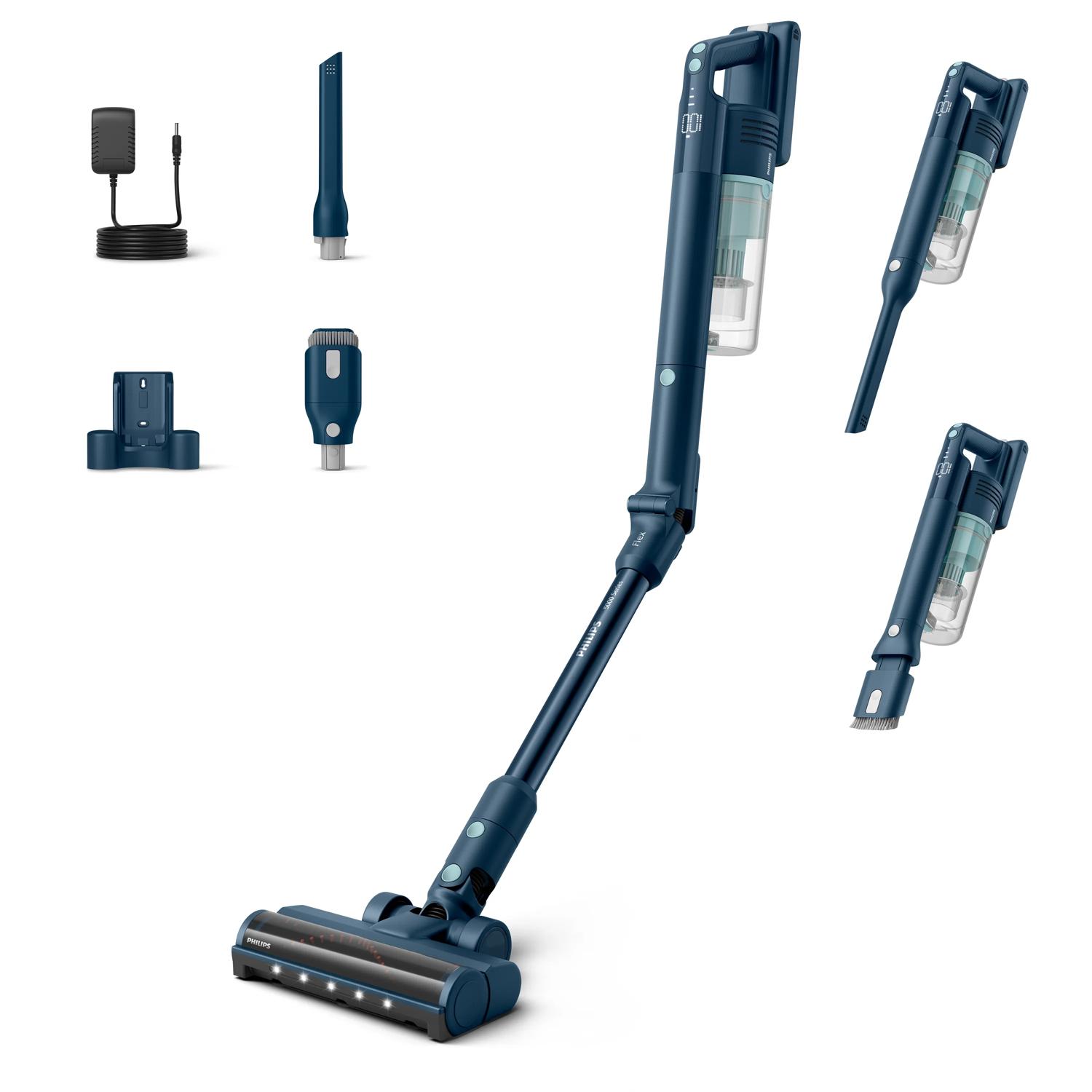 Philips XC5242/10 ledningsfri stavstøvsuger – posefri, 0,27 l, salvie