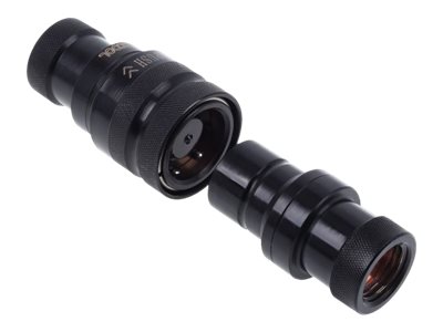 Alphacool Eiszapfen Connector Series Quick Release Connector Kit Kølevæske system tilpasning 1-pack Sort