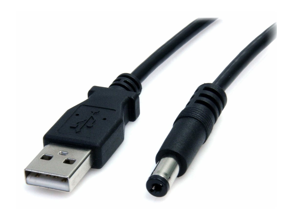 StarTech 3 ft USB to Type M Barrel 5V DC Power Cable - Power cable - USB (power only) (M) to DC jack 5.5 mm (M) - 3 ft - molded - black - USB2TYPEM - Strømkabel - USB (kun strøm) (han) til DC-stik 5,5 mm (han) - 91 cm - formet - sort - for P/N: DVI2VGACON, SPDIF2AA, ST122LE, ST122LEA, ST122PROA
