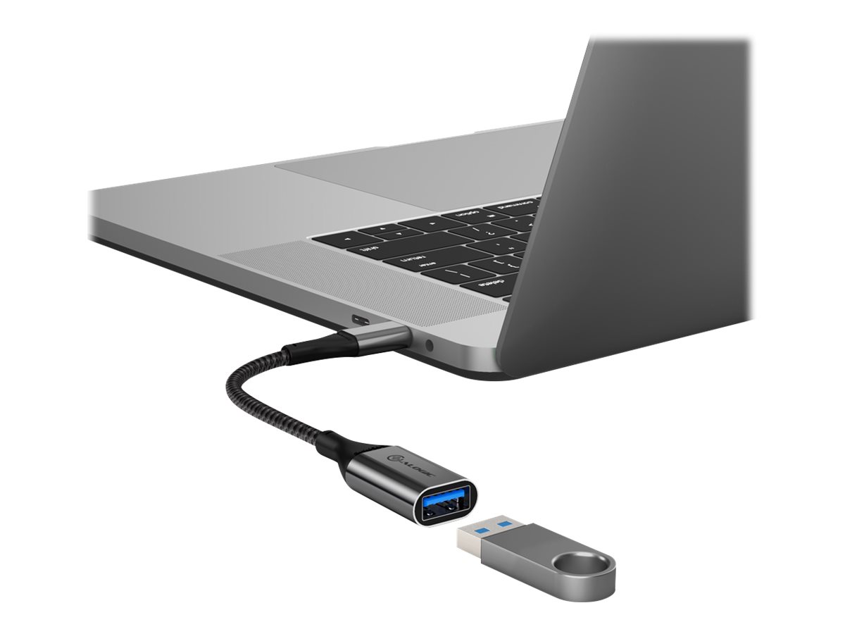 Alogic Super Ultra USB-adapter 15cm Grå
