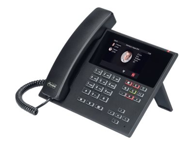Auerswald COMfortel D-400 - VoIP-telefon med opkalds-ID/opkald venter - 3-vejs opkaldskapacitet - SIP, RTP, SRTP, SIPS - 6 linier - sort