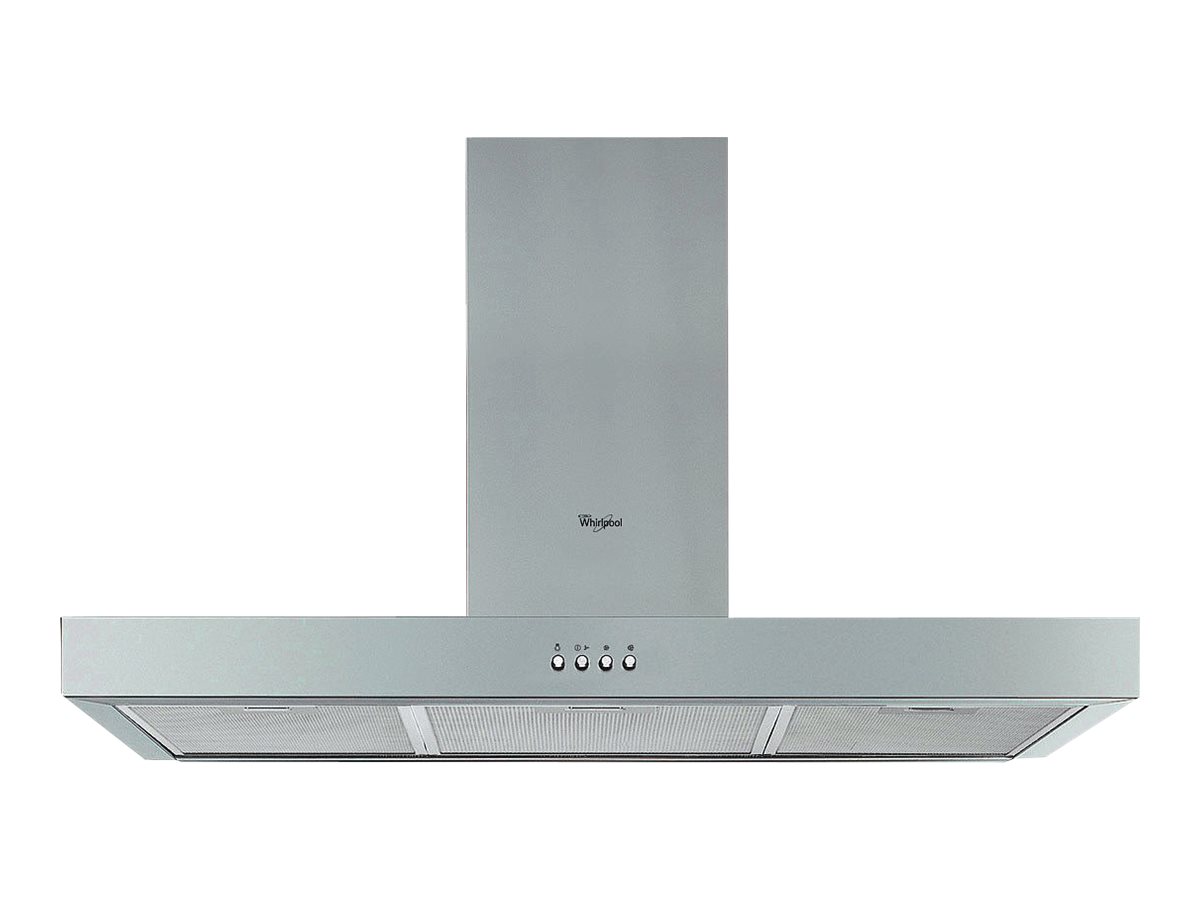 Whirlpool AKR 559/3 IX - Hætte - skorsten flad - bredde: 89.8 cm - dybde: 45 cm - udtrækning og recirkulation (-) - med intern motor - rustfrit stål