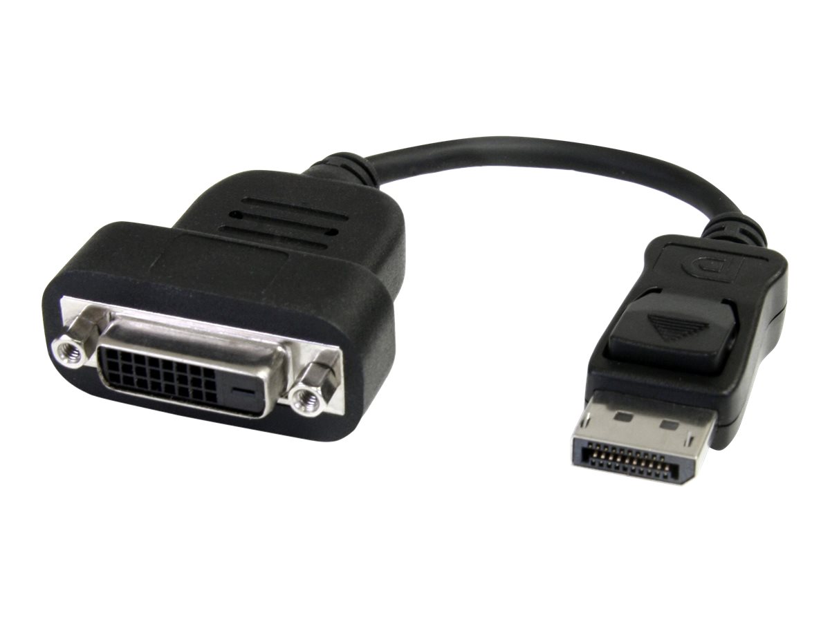 Startech Displayport To Dvi Active Adapter 0.2m Displayport Dvi-d Sort