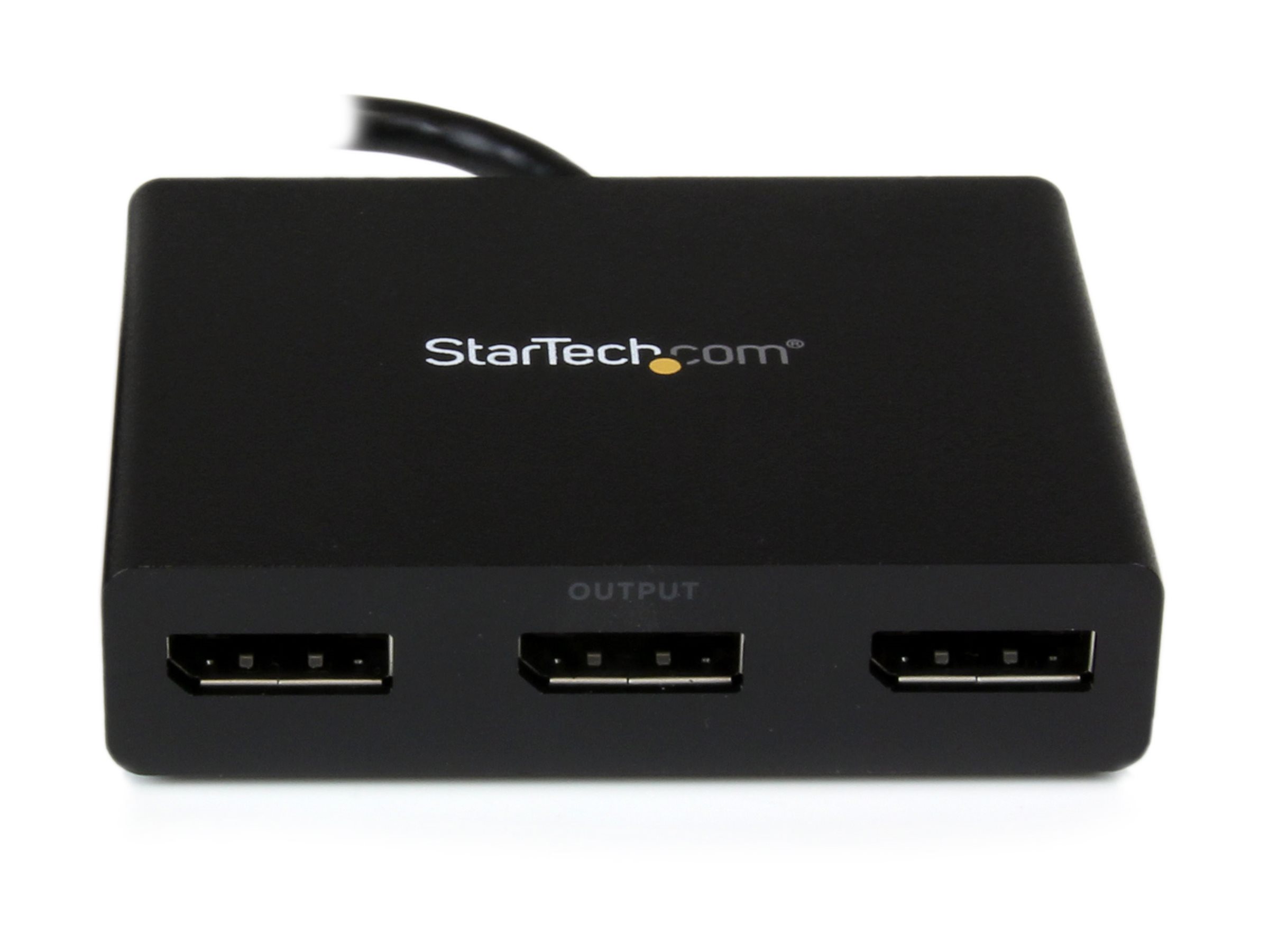 StarTech.com 3 Port DisplayPort MST Hub - 4K 30Hz - DisplayPort to DisplayPort Multi Monitor Splitter for 3 DP Monitor Setup (MSTDP123DP)