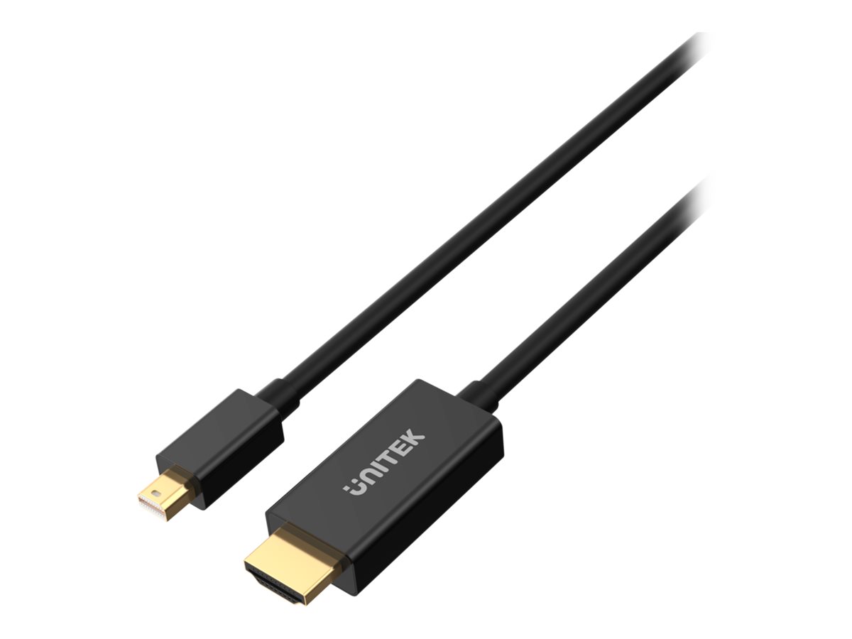 Mini DisplayPort til HDMI kabel 2 m – Unitek V1152A, 4K 30 Hz