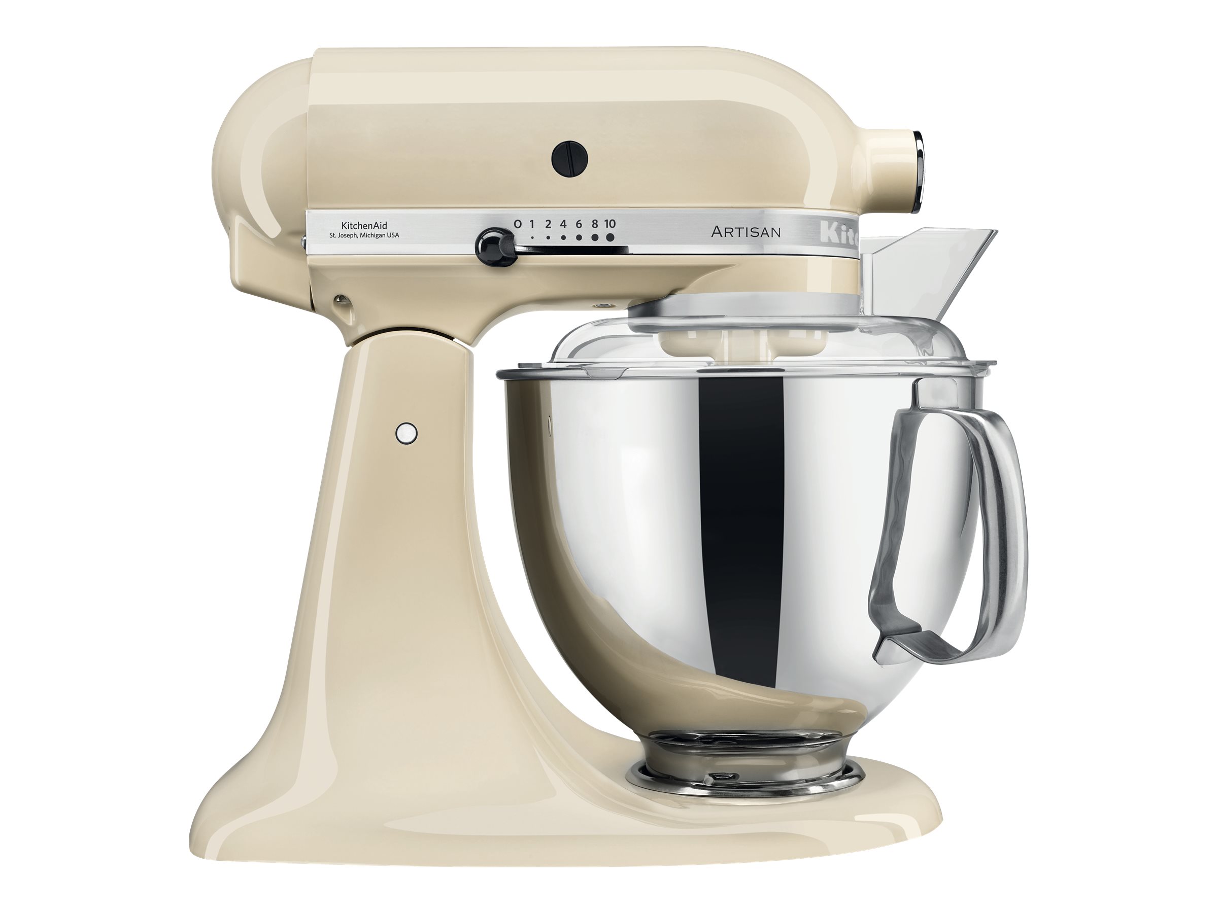 KitchenAid Artisan 5KSM175 køkkenmaskine med ekstra tilbehør 4,8 L Almond cream