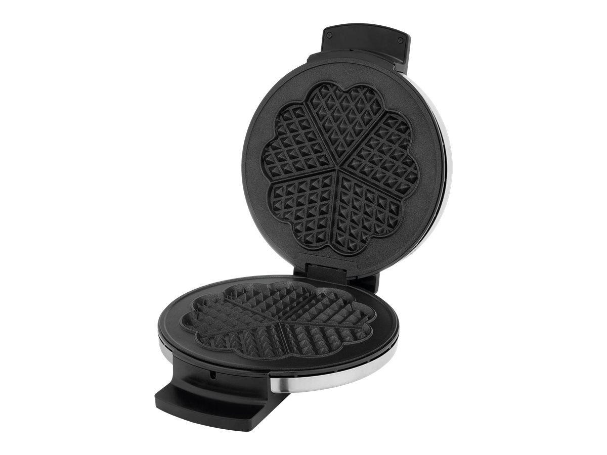 WMF Lono 04.1521.0011, 5 vaffel/vafler, Hjerte (form), Sort, Krom, 900 W, 220-240 V, 50 - 60 Hz