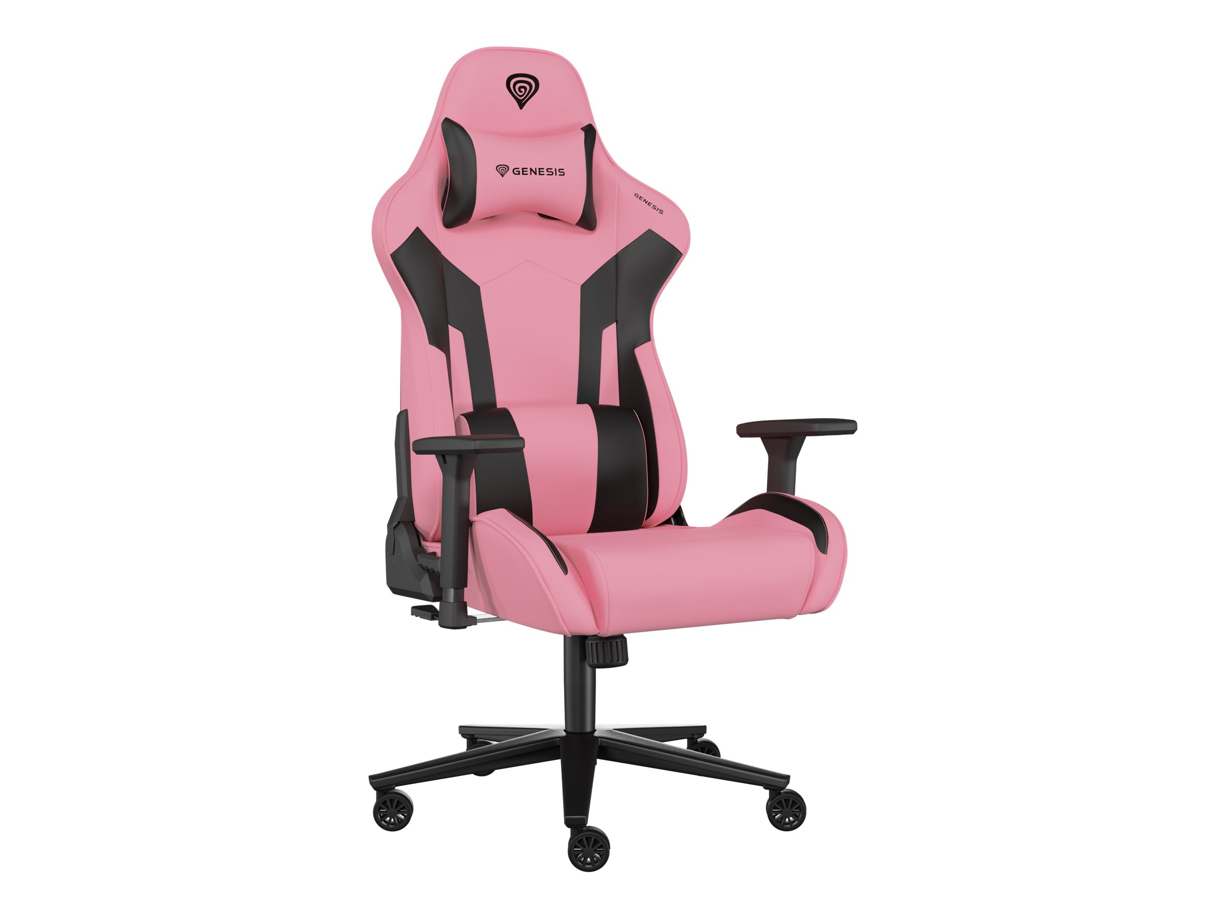 Genesis Nitro 720 Black/Pink Gamer Stol - Læder - Op til 150 kg
