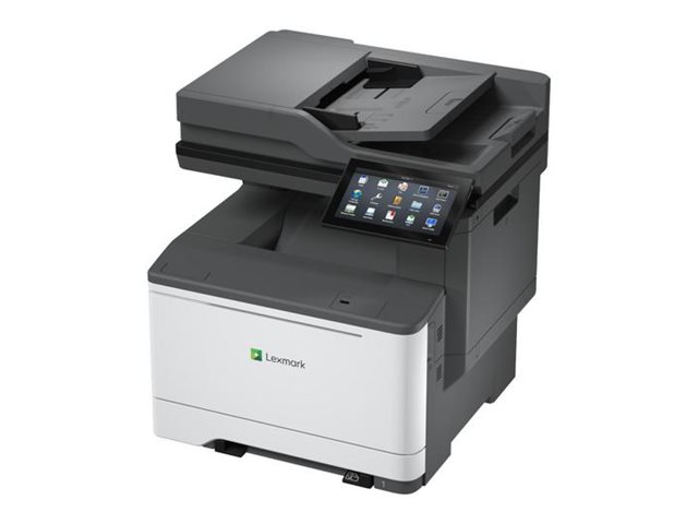 Lexmark CX635adwe - Multifunktionsprinter - farve - laser - A4/Legal (medie) - op til 39.5 spm (kopiering) - op til 40 spm (udskriver) - 250 ark - 33.6 Kbps - Gigabit LAN, Wi-Fi(ac), USB 2.0 vært, USB 2.0