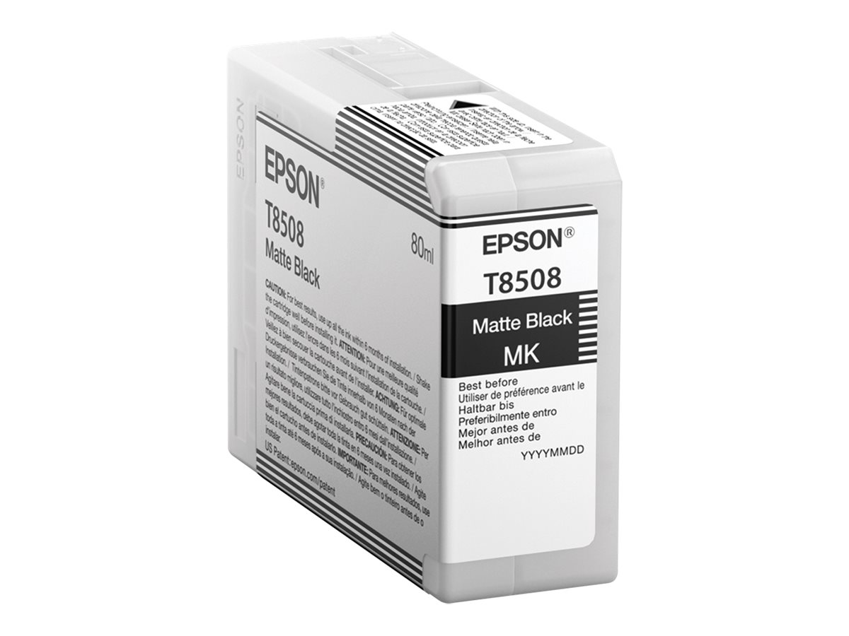Epson Ink UltraChrome HD T85080N Matte Black 80ml
