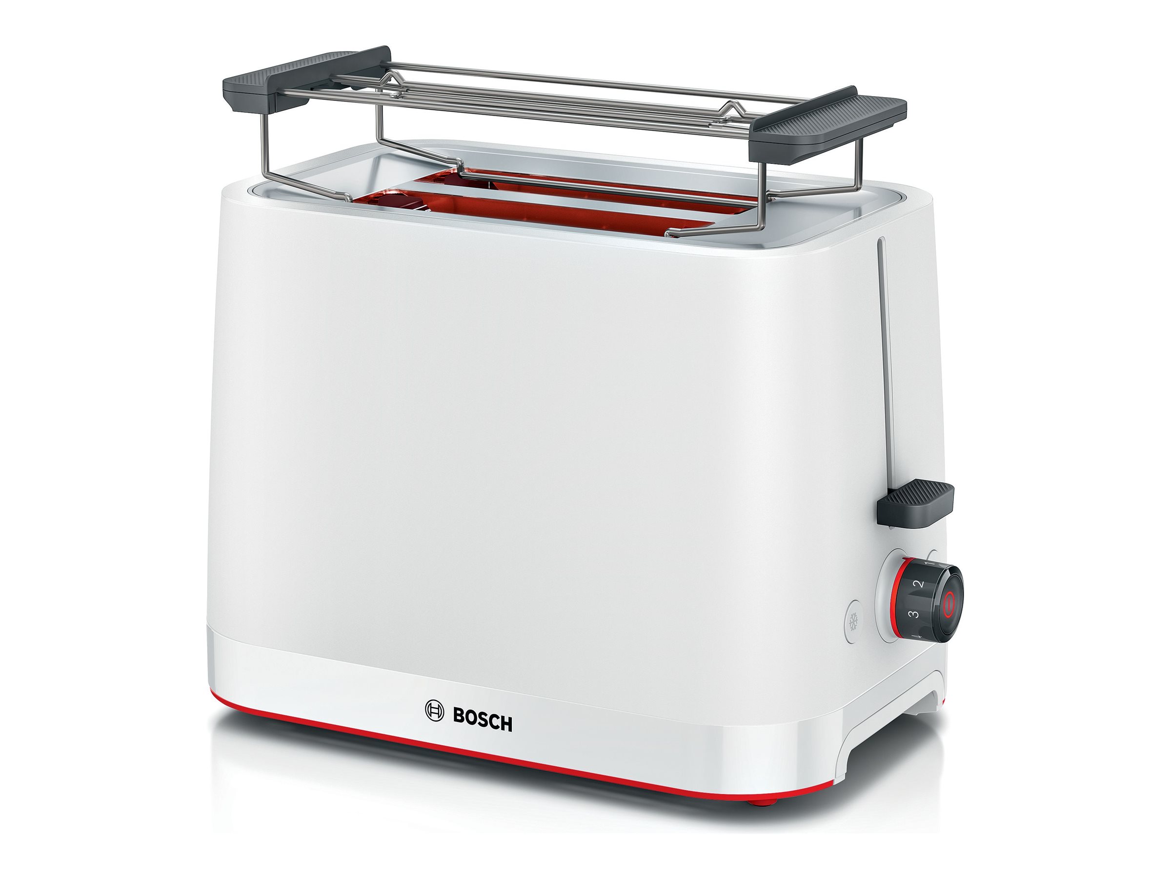 Bosch Brödrost TAT3M121 Vit 950W Bagels Funktion