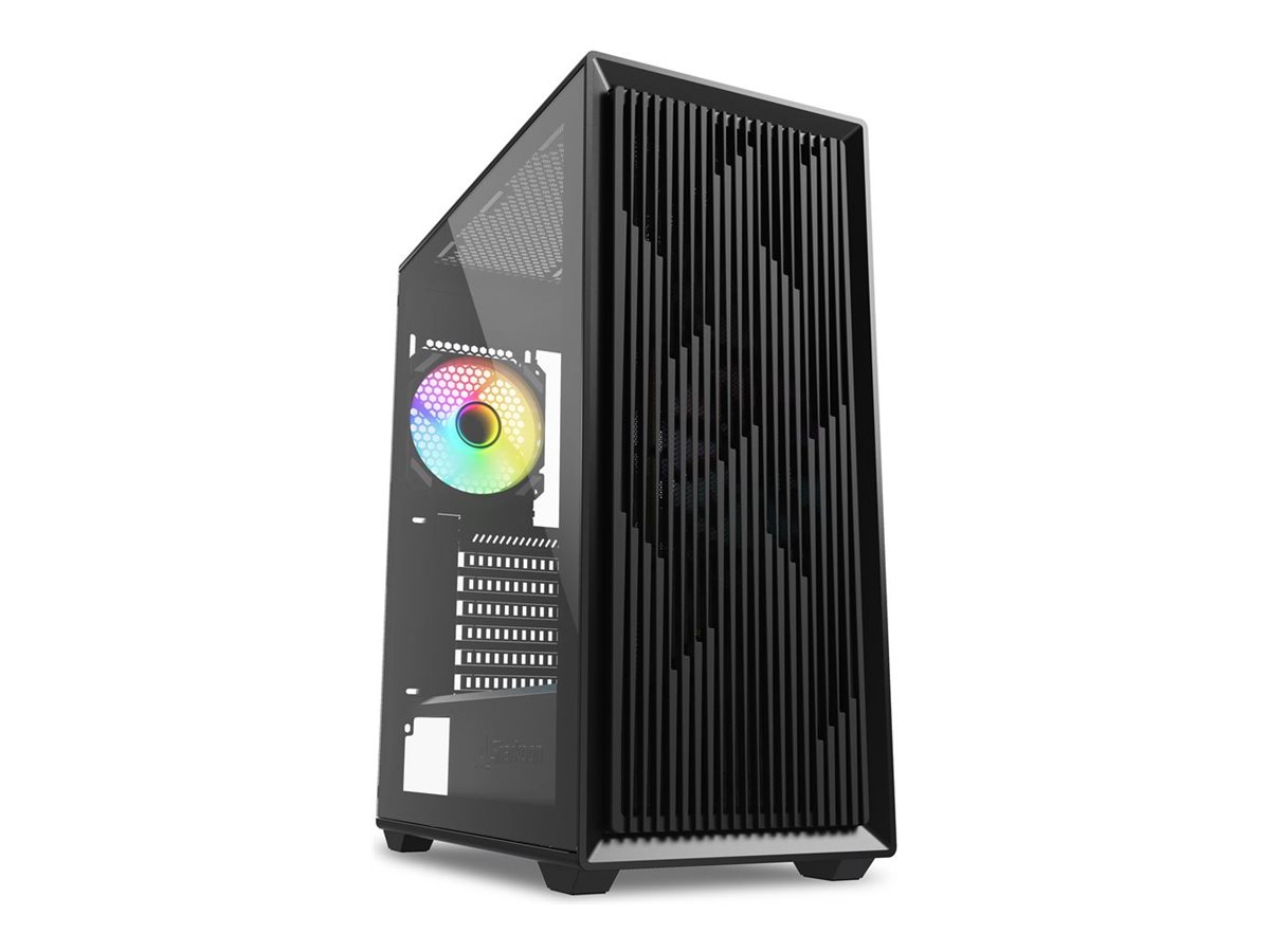 Sharkoon VK2 RGB - tower - ATX - Kabinet - Tower - Sort