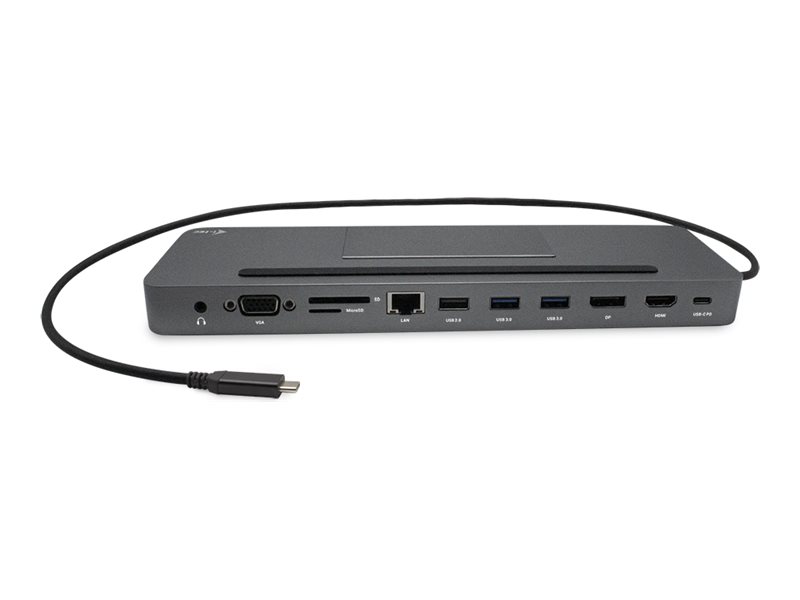 I-Tec - docking station - USB-C / Thunderbolt 3 - DP HDMI VGA - 1GbE