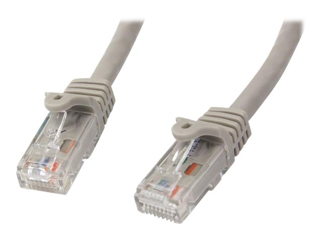 StarTech.com 7m CAT6 Ethernet Cable, 10 Gigabit Snagless RJ45 650MHz 100W PoE Patch Cord, CAT 6 10GbE UTP Network Cable w/Strain Relief, Grey, Fluke