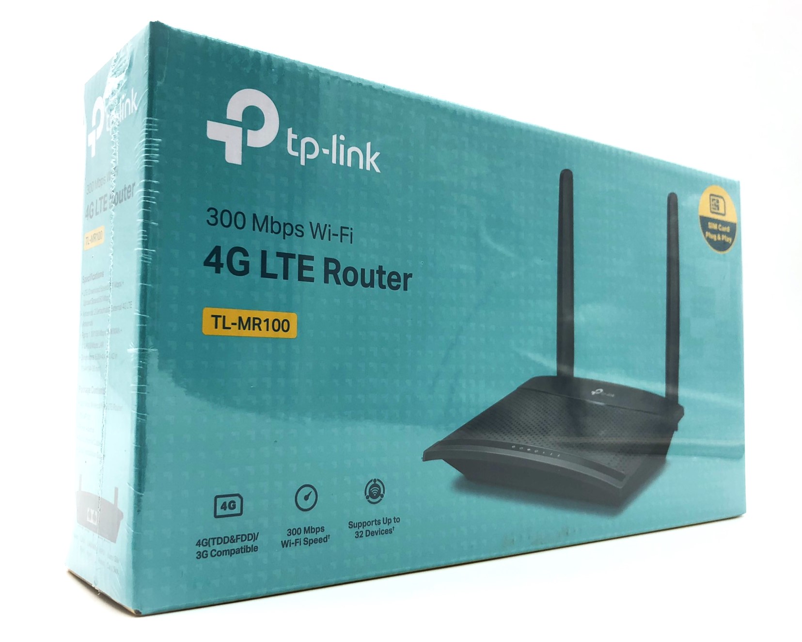 TP-Link TL-MR100 300 Mbps Wireless N 4G LTE Router - 4G N Standard - 802.11n